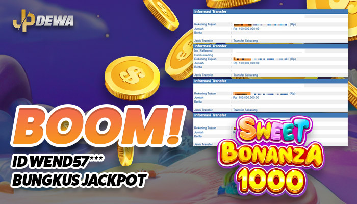 Jackpot Fantastis! Member JPDEWA ID Wend57*** Sukses WD