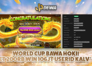 WORLDCUP BAWA HOKI! BET 200RB, USERID KALV**** SUKSES WIN 106 JUTA DI JPDEWA